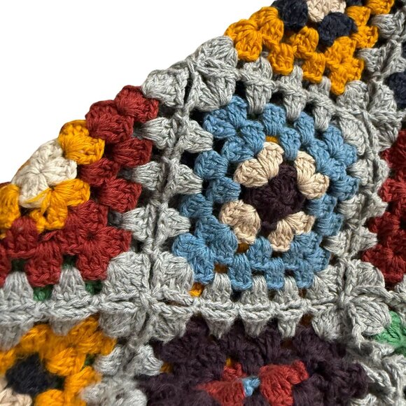 Cotton by Autumn Cashmere Cardigan Sweater Women Small Hand Crochet Italian - Picture 4 of 9